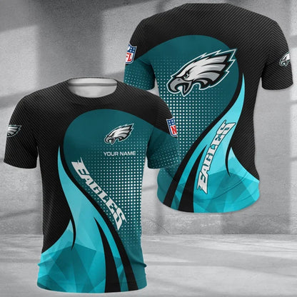 LIMITED EDITION - NEW CUSTOMIZED NFL02 PPE PHILADELPHIA EAGLES POLO, T-SHIRT & SHORT PANTS SET