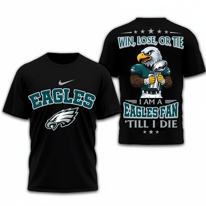 LIMITED EDITION - NEW CUSTOMIZED NFL02 PPE PHILADELPHIA EAGLES UNISEX T-SHIRT, POLO, HOODIE & JACKETS