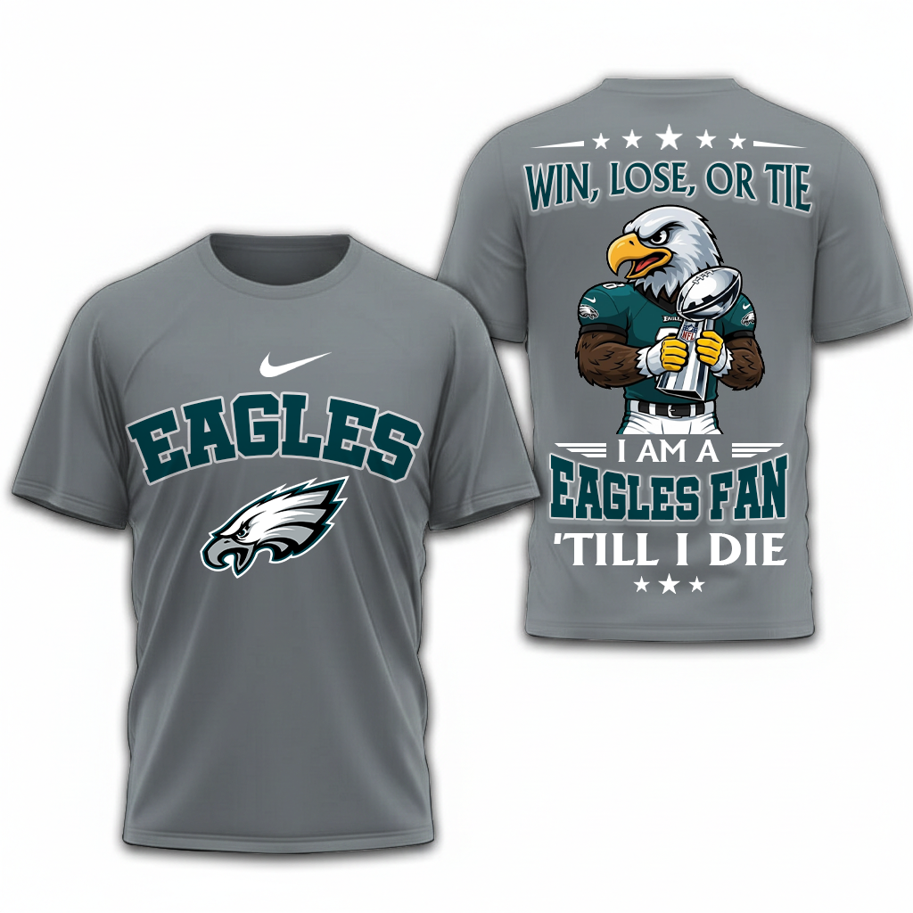 LIMITED EDITION - NEW CUSTOMIZED NFL02 PPE PHILADELPHIA EAGLES UNISEX T-SHIRT, POLO, HOODIE & JACKETS