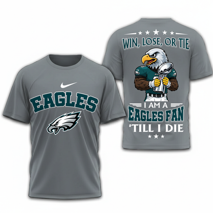 LIMITED EDITION - NEW CUSTOMIZED NFL02 PPE PHILADELPHIA EAGLES UNISEX T-SHIRT, POLO, HOODIE & JACKETS