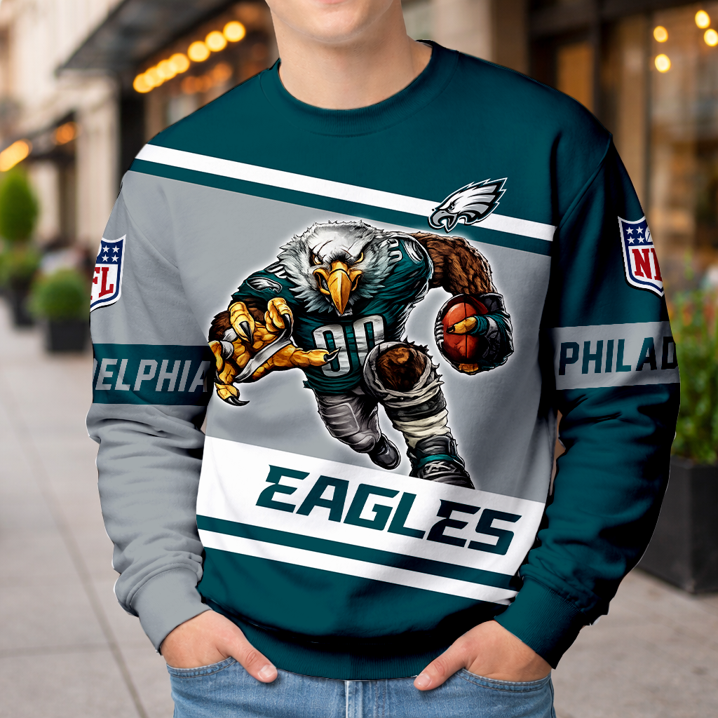 LIMITED EDITION - NEW CUSTOMIZED NFL02 PPE PHILADELPHIA EAGLES UNISEX T-SHIRT, POLO, HOODIE & JACKETS