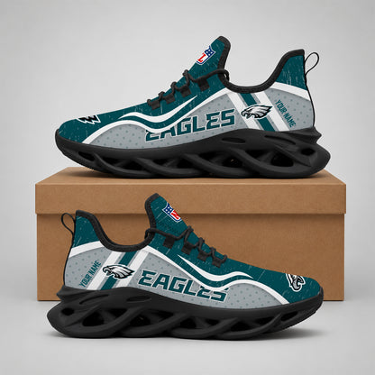 SPECIAL EDITION - NEW CUSTOMIZED NFL02 PPE PHILADELPHIA EAGLES MAX SOUL SHOES