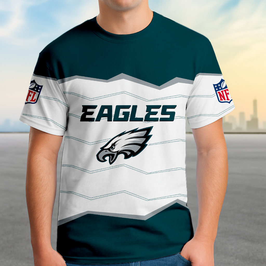 LIMITED EDITION - NEW CUSTOMIZED NFL02 PPE PHILADELPHIA EAGLES UNISEX T-SHIRT, SWEASHIRTS, HOODIE & JACKETS