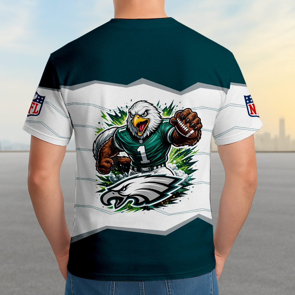 LIMITED EDITION - NEW CUSTOMIZED NFL02 PPE PHILADELPHIA EAGLES UNISEX T-SHIRT, SWEASHIRTS, HOODIE & JACKETS