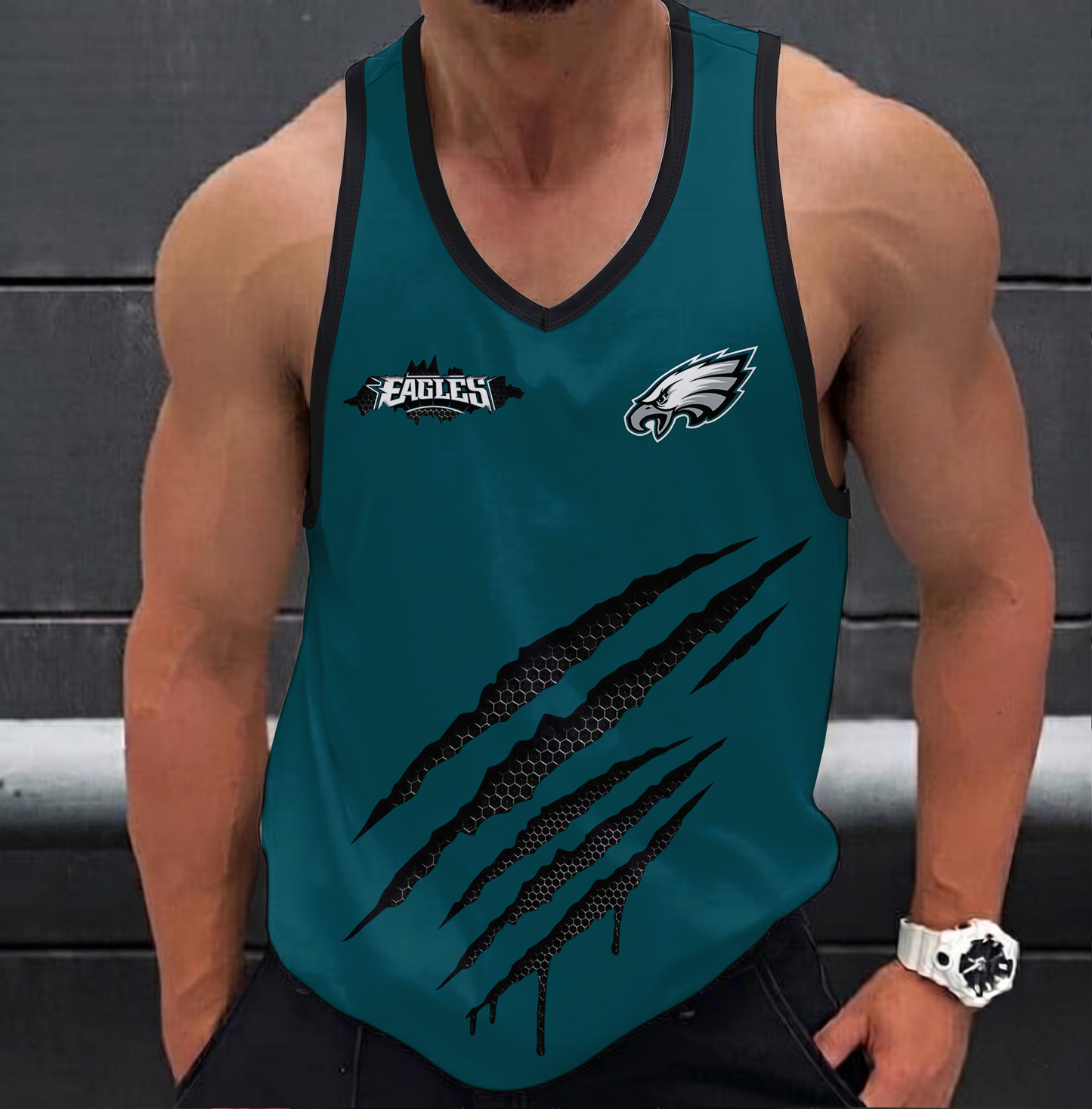 SPECIAL EDITION - NEW CUSTOMIZED NFL02 PPE PHILADELPHIA EAGLES UNISEX TANK TOP