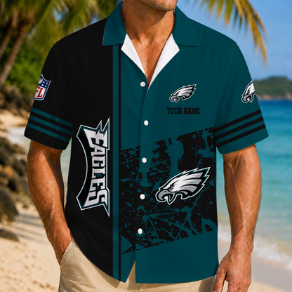 LIMITED EDITION - NEW CUSTOMIZED NFL02 PPE PHILADELPHIA EAGLES UNISEX HAWAIIAN SHIRT
