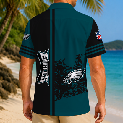 LIMITED EDITION - NEW CUSTOMIZED NFL02 PPE PHILADELPHIA EAGLES UNISEX HAWAIIAN SHIRT