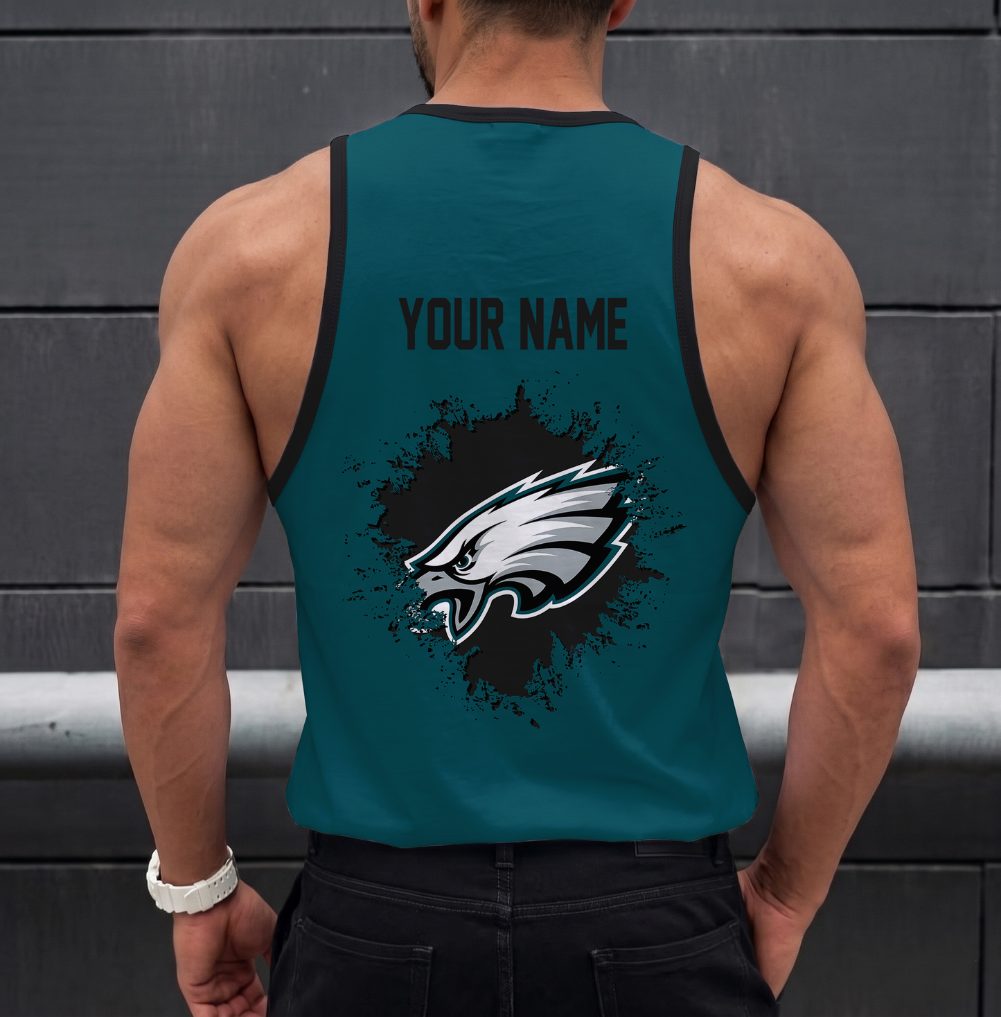 SPECIAL EDITION - NEW CUSTOMIZED NFL02 PPE PHILADELPHIA EAGLES UNISEX TANK TOP