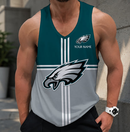 EXCLUSIVE EDITION - NEW CUSTOMIZED NFL02 PPE PHILADELPHIA EAGLES TANK TOP