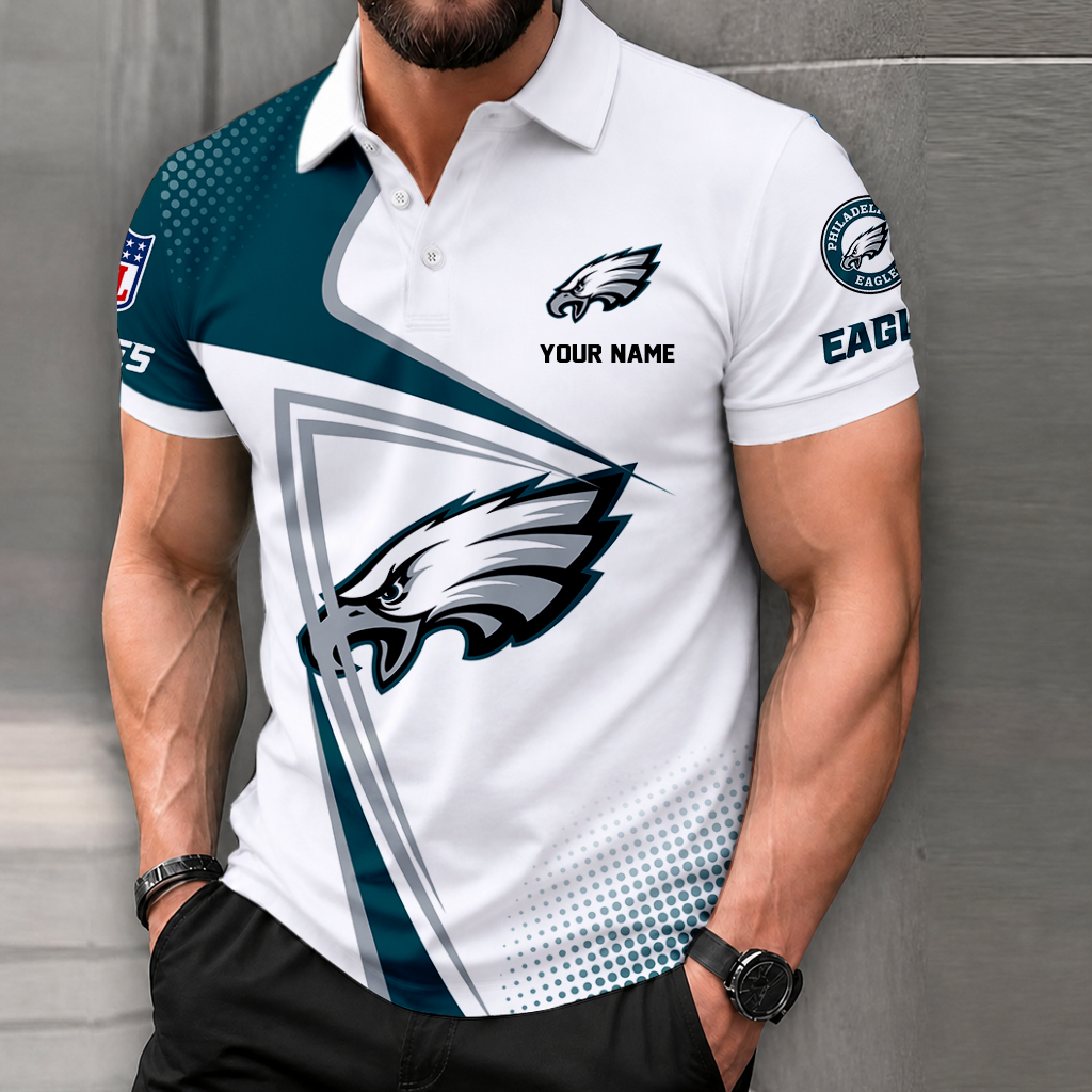 LIMITED EDITION - NEW CUSTOMIZED NFL02 PPE PHILADELPHIA EAGLES T-SHIRT, POLO SHIRT, ZIP POLO SHIRT, SWEATSHIRT, HOODIE & ZIP HOODIE