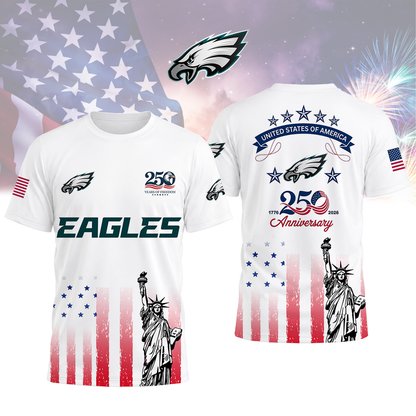 LIMITED EDITION - NEW CUSTOMIZED NFL02 PPE PHILADELPHIA EAGLES T-SHIRT, POLO SHIRT, ZIP POLO SHIRT, SWEATSHIRT, HOODIE & ZIP HOODIE