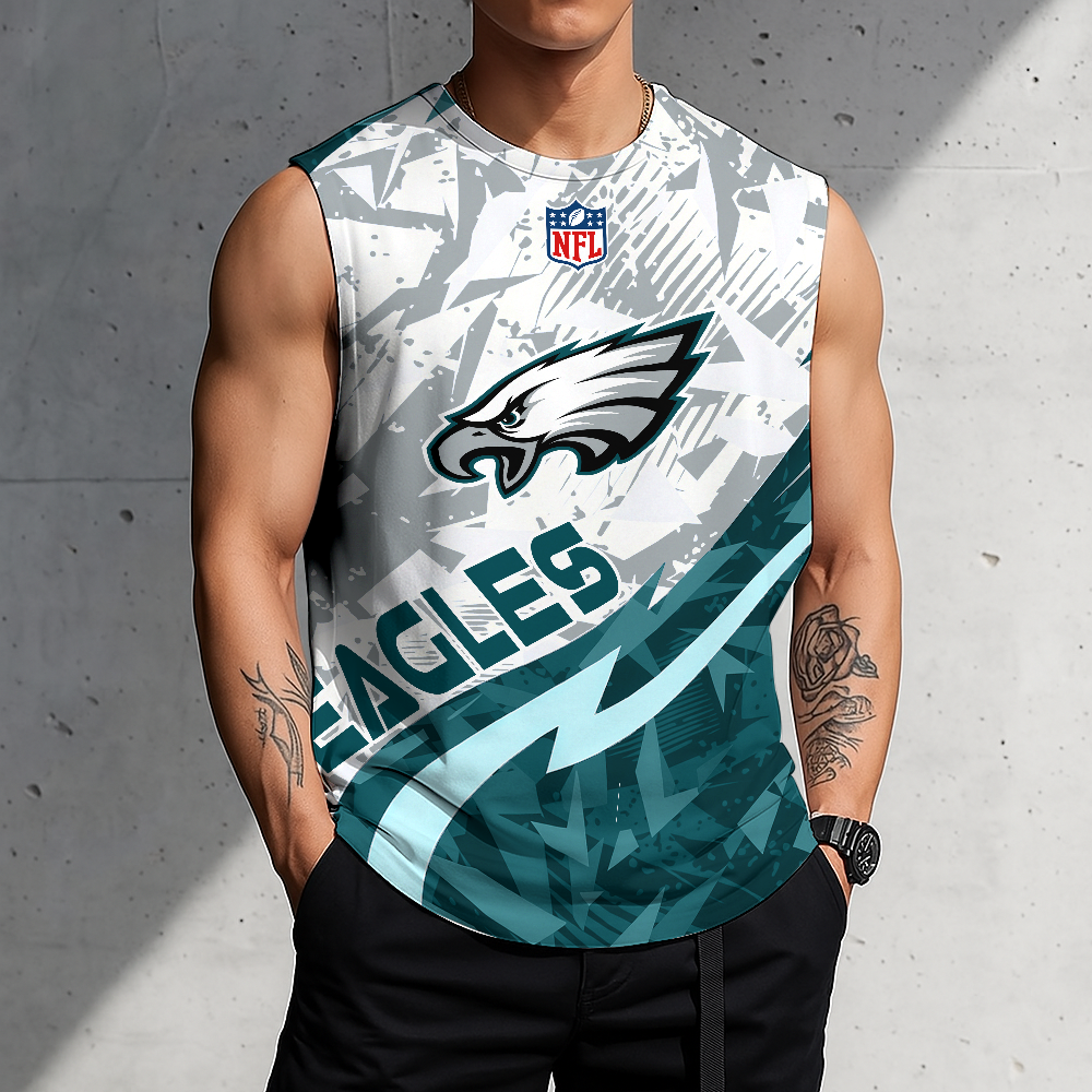 LIMITED EDITION - NEW CUSTOMIZED NFL02 PPE PHILADELPHIA EAGLES MEN'S GYM SHIRT