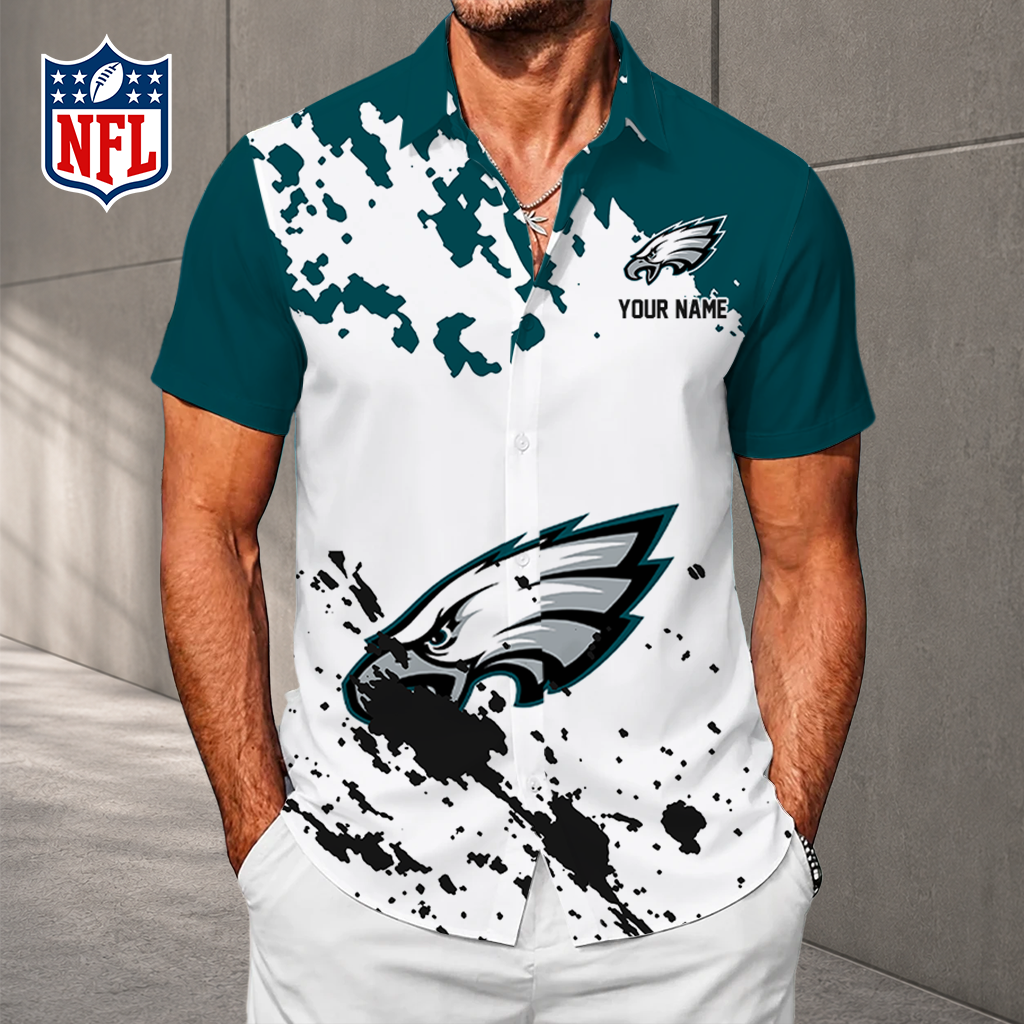 LIMITED EDITION - NEW CUSTOMIZED NFL02 PPE PHILADELPHIA EAGLES UNISEX HAWAIIAN SHIRT