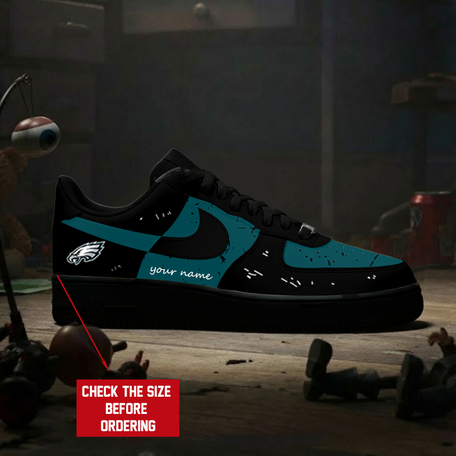 [SPECIAL OFFER] NEW CUSTOMIZED NFL02 PPE PHILADELPHIA EAGLES AF1 SNEAKERS