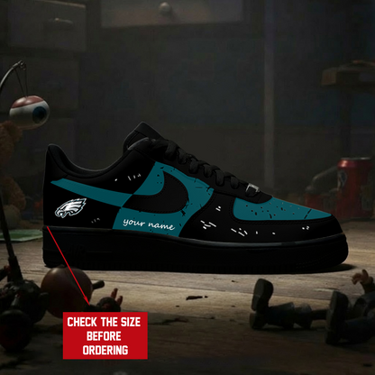 [SPECIAL OFFER] NEW CUSTOMIZED NFL02 PPE PHILADELPHIA EAGLES AF1 SNEAKERS