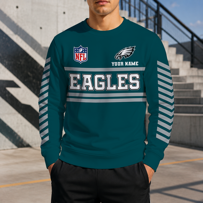 LIMITED EDITION - NEW CUSTOMIZED NFL02 PPE PHILADELPHIA EAGLES UNISEX SWEATSHIRT