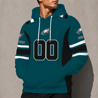 LIMITED EDITION - NEW CUSTOMIZED NFL02 PPE PHILADELPHIA EAGLES T-SHIRT, POLO SHIRT, ZIP POLO SHIRT, SWEATSHIRT, HOODIE & ZIP HOODIE