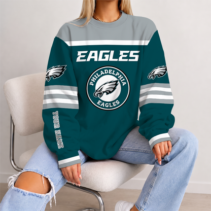 [SPECIAL OFFER] NEW CUSTOMIZED NFL02 PPE PHILADELPHIA EAGLES UNISEX SWEATSHIRT