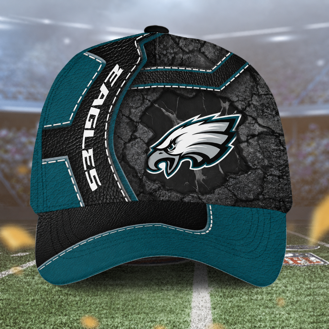 LIMITED EDITON - NEW CUSTOMIZED NFL02 PPE PHILADELPHIA EAGLES CLASSIC CAP
