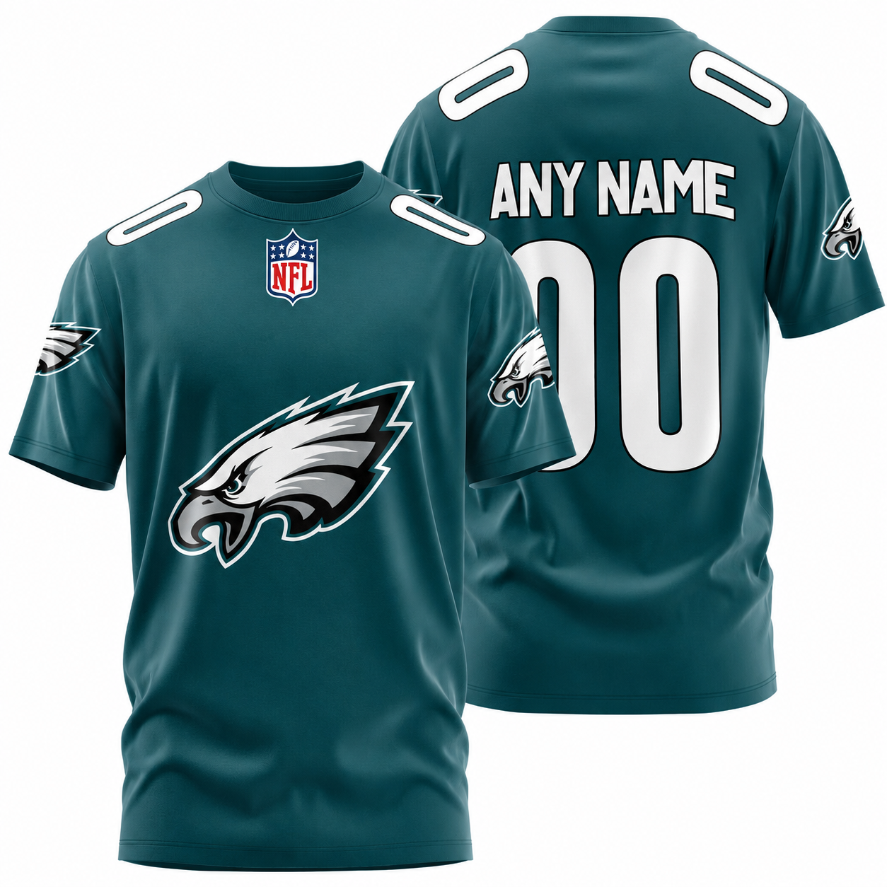 LIMITED EDITION - NEW CUSTOMIZED NFL02 PPE PHILADELPHIA EAGLES T-SHIRT, POLO SHIRT, ZIP POLO SHIRT, SWEATSHIRT, HOODIE & ZIP HOODIE