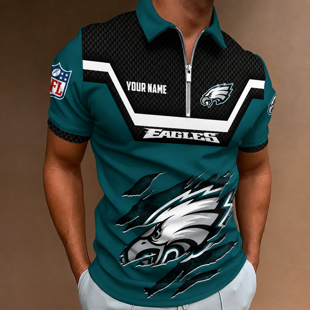 LIMITED EDITION - NEW CUSTOMIZED NFL02 PPE PHILADELPHIA EAGLES T-SHIRT, POLO SHIRT, ZIP POLO SHIRT, SWEATSHIRT, HOODIE & ZIP HOODIE