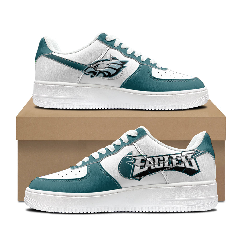 [SPECIAL OFFER] NEW CUSTOMIZED NFL02 PPE PHILADELPHIA EAGLES AF1 SHOES