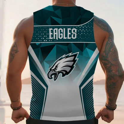 LIMITED EDITION - NEW CUSTOMIZED NFL02 PP EAGLES UNISEX TANK TOP