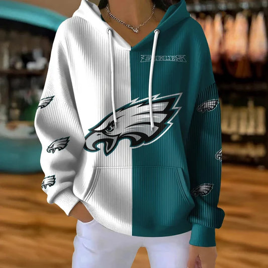 [SPECIAL OFFER] NEW CUSTOMIZED NFL02 PPE PHILADELPHIA EAGLES RIBBED HOODIE & SWEATSHIRT