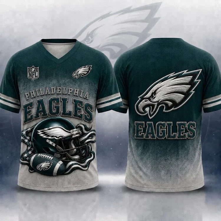 LIMITED EDITION - NEW CUSTOMIZED NFL02 PHILADELPHIA EAGLES T-SHIRTS, POLO, SWEASHIRTS, V-NECK T-SHIRT, HOODIE & ZIP HOODIE
