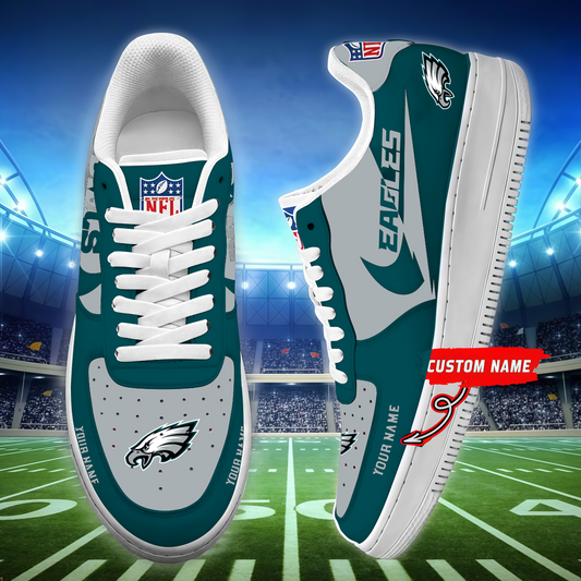 [SPECIAL OFFER] NEW CUSTOMIZED NFL02 PPE PHILADELPHIA EAGLES AF1 SNEAKERS