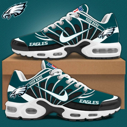 LIMITED EDITION - NEW CUSTOMIZED NFL02 PPE PHILADELPHIA EAGLES AIR MAX PLUS SNEAKERS