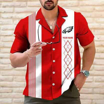 LIMITED EDITION - NEW CUSTOMIZED NFL02 PPE PHILADELPHIA EAGLES HAWAIIAN SHIRT