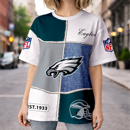LIMITED EDITION - NEW CUSTOMIZED NFL02 PPE PHILADELPHIA EAGLES UNISEX T-SHIRT, POLO, HOODIE & JACKETS