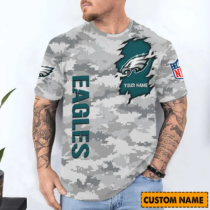 LIMITED EDITION - NEW CUSTOMIZED NFL02 PPE PHILADELPHIA EAGLES T-SHIRT, POLO SHIRT, ZIP POLO SHIRT, SWEATSHIRT, HOODIE & ZIP HOODIE
