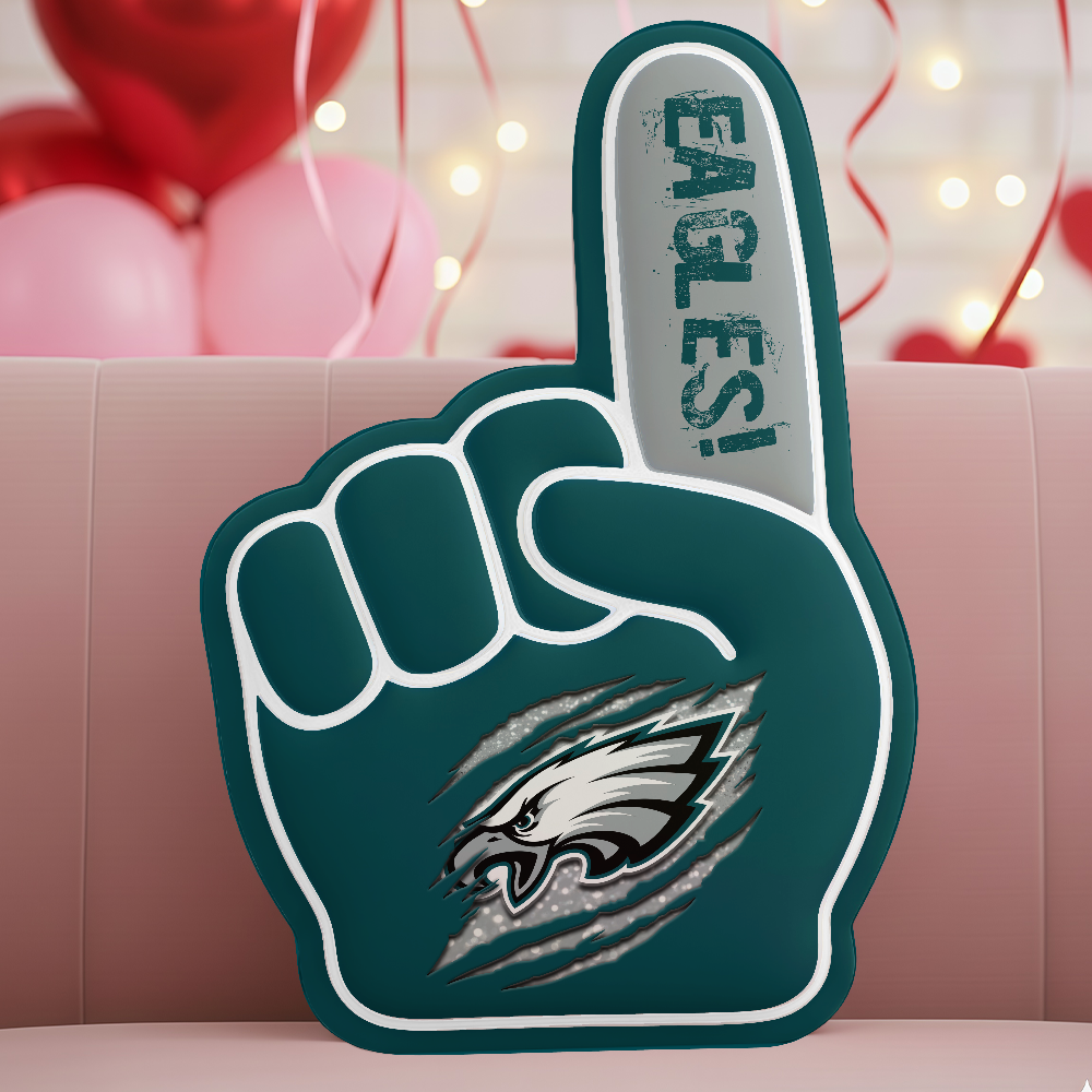 LIMITED EDITION - NEW CUSTOMIZED NFL02 PPE PHILADELPHIA EAGLES 3D BODY PILLOW