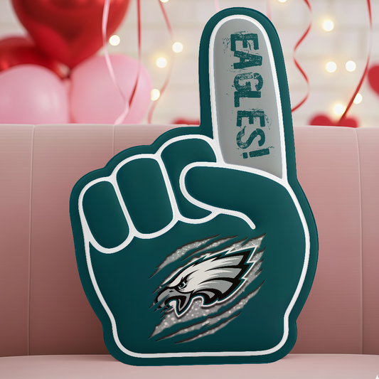 LIMITED EDITION - NEW CUSTOMIZED NFL02 PPE PHILADELPHIA EAGLES 3D BODY PILLOW