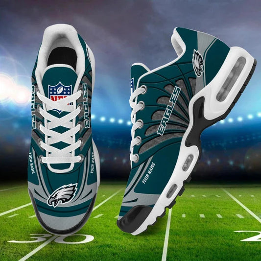 LIMITED EDITION - NEW CUSTOMIZED NFL02 PPE PHILADELPHIA EAGLES AIR MAX PLUS SNEAKERS
