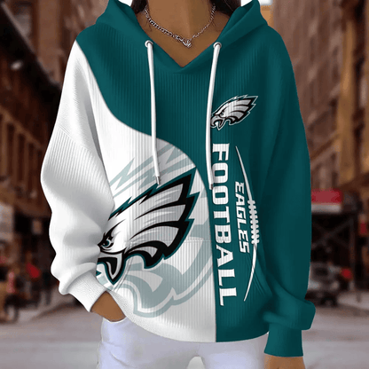 [SPECIAL OFFER] NEW CUSTOMIZED NFL02 PPE PHILADELPHIA EAGLES RIBBED HOODIE & SWEATSHIRT