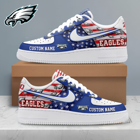 [SPECIAL OFFER] NEW CUSTOMIZED NFL02 PPE PHILADELPHIA EAGLES AF1 SHOES