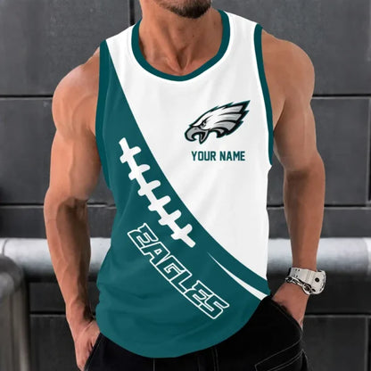 [SPECIAL OFFER] NEW CUSTOMIZED NFL02 PPE PHILADELPHIA EAGLES UNISEX TANK TOP