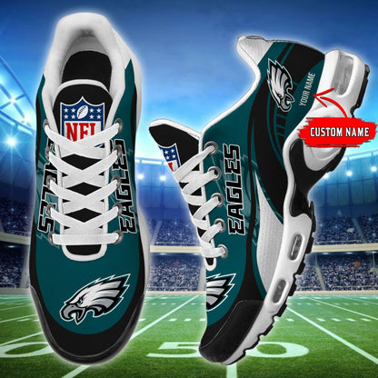 LIMITED EDITION - NEW CUSTOMIZED NFL02 PPE PHILADELPHIA EAGLES AIR MAX PLUS SNEAKERS