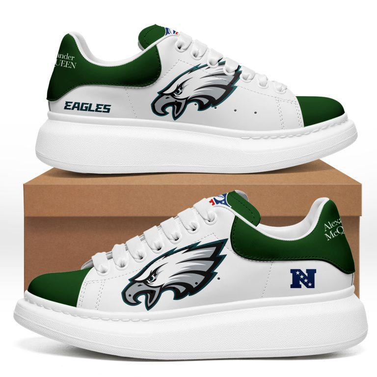 [SPECIAL OFFER] NEW CUSTOMIZED NFL02 PPE PHILADELPHIA EAGLES MCQUEEN SHOES