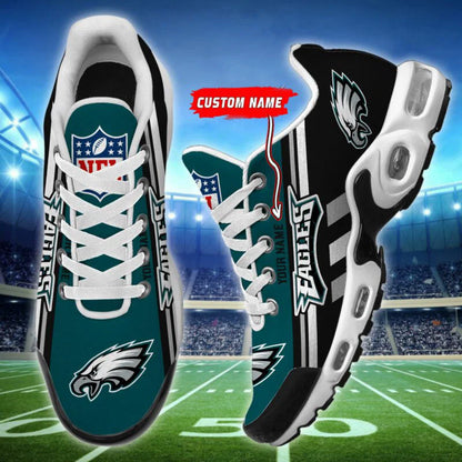 LIMITED EDITION - NEW CUSTOMIZED NFL02 PPE PHILADELPHIA EAGLES AIR MAX PLUS SNEAKERS