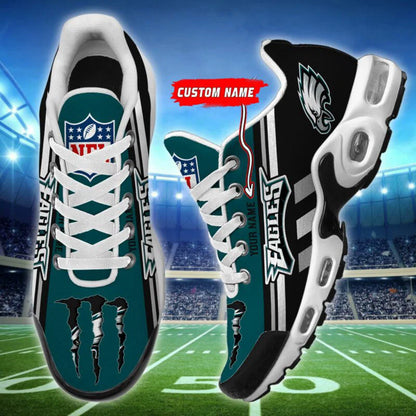 LIMITED EDITION - NEW CUSTOMIZED NFL02 PPE PHILADELPHIA EAGLES AIR MAX PLUS SNEAKERS