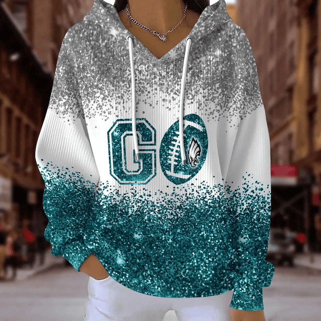 [SPECIAL OFFER] NEW CUSTOMIZED NFL02 PPE PHILADELPHIA EAGLES RIBBED HOODIE & SWEATSHIRT