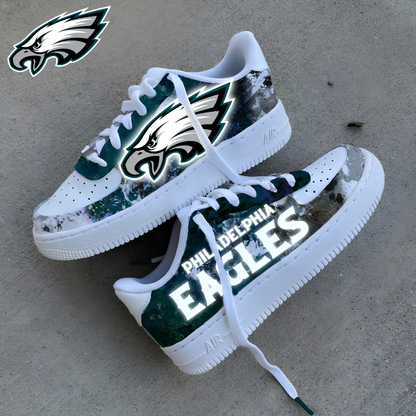 [SPECIAL OFFER] NEW CUSTOMIZED NFL02 PPE PHILADELPHIA EAGLES AF1 SNEAKERS