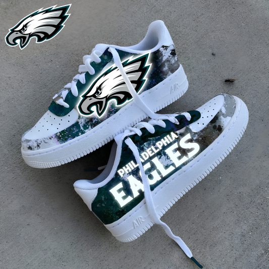 [SPECIAL OFFER] NEW CUSTOMIZED NFL02 PPE PHILADELPHIA EAGLES AF1 SNEAKERS