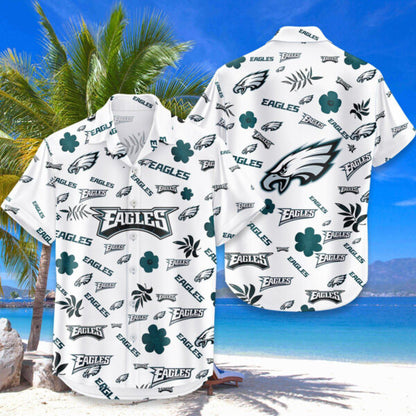 LIMITED EDITION - NEW CUSTOMIZED NFL02 PPE PHILADELPHIA EAGLES UNISEX HAWAIIAN SHIRT