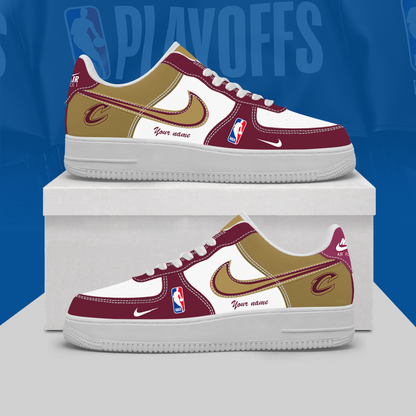 [HOT DEAL] NEW CUSTOMIZED NBA02 CCA CLEVELAND CAVALIERS AF1 SHOES