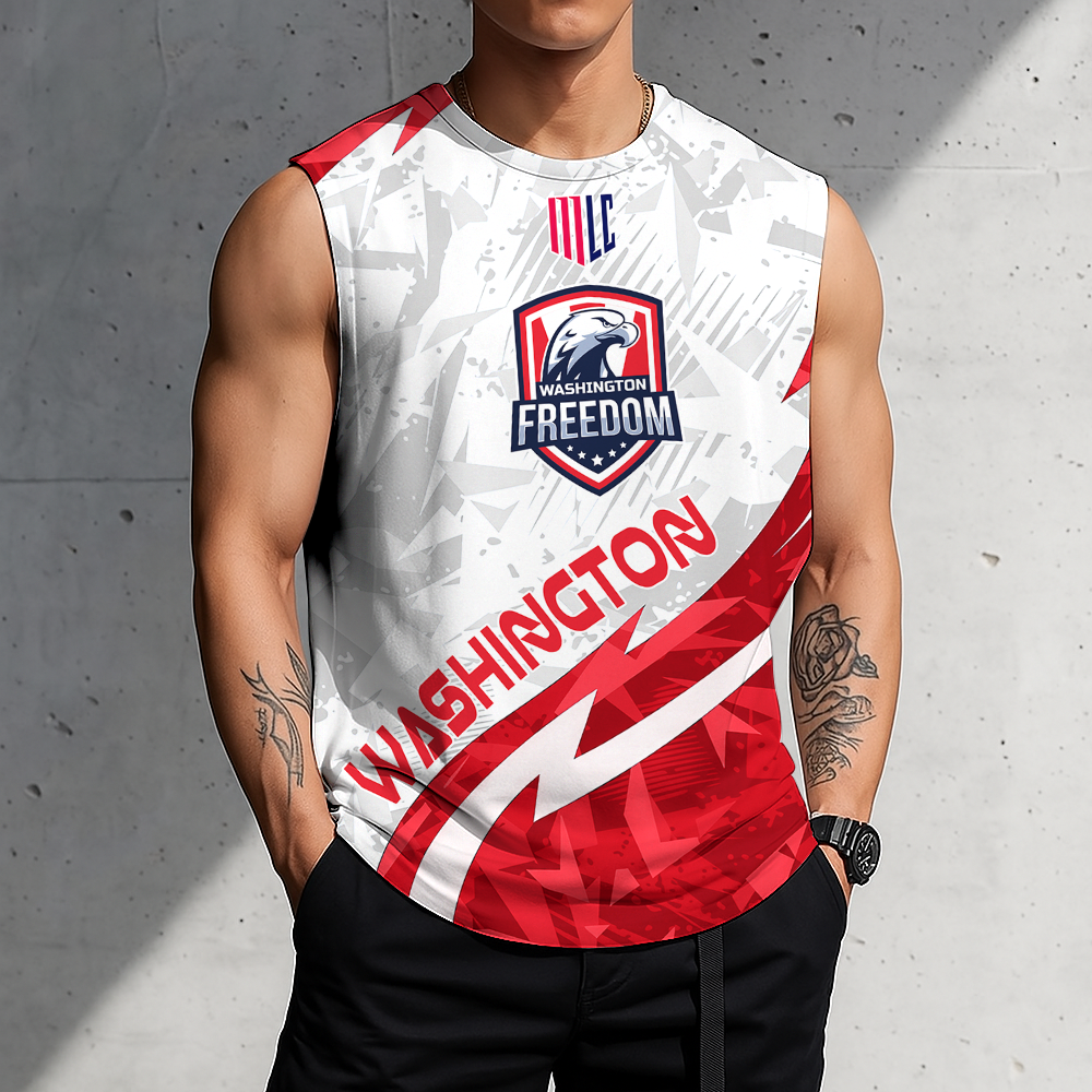 POPULAR NOW - NEW CUSTOMIZED MLC02 WTHPO WASHINGTON FREEDOM TANK TOP & GYM SHIRT